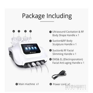 S-shaped ultrasound cavitation vacuum RF EMS